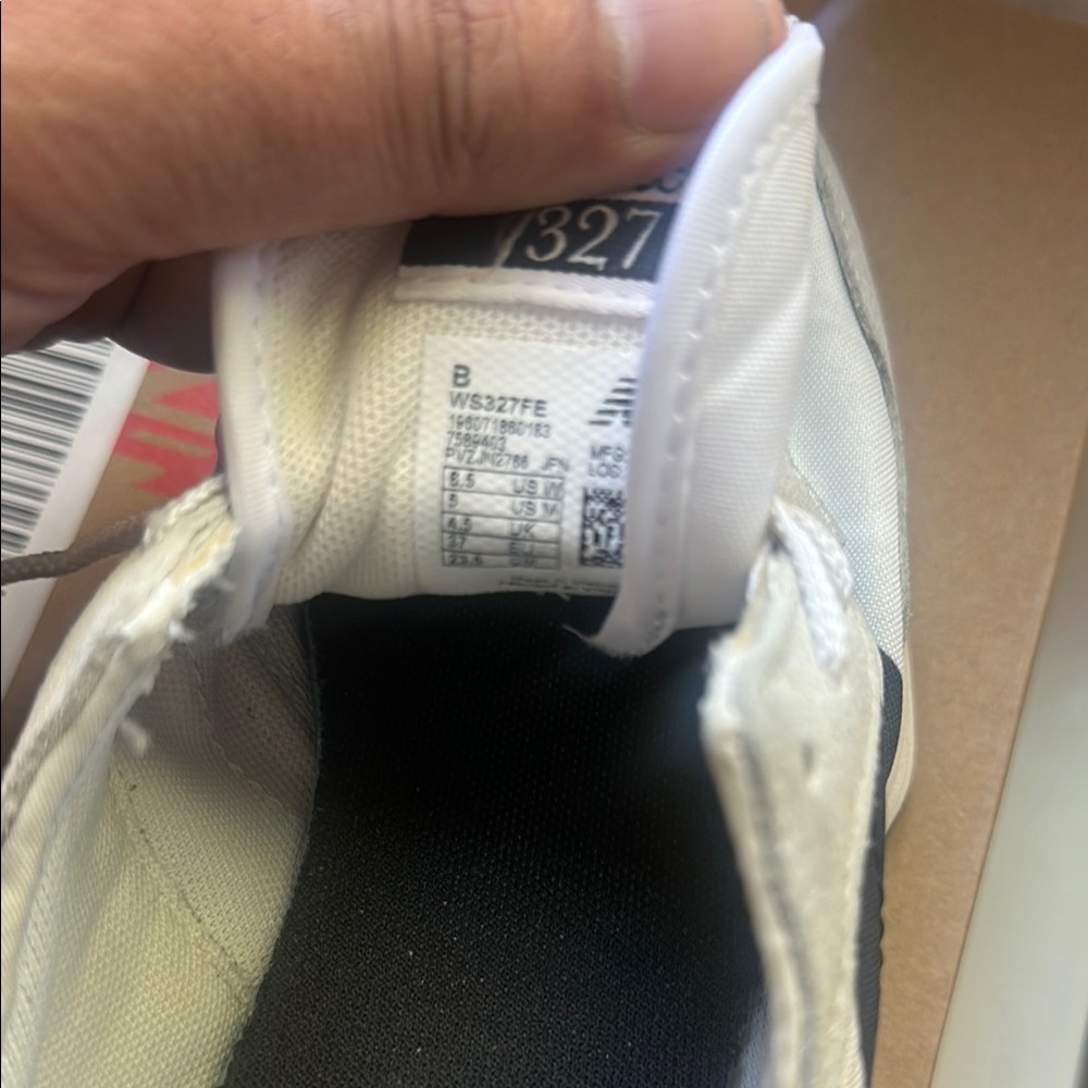 New Balance Gray and White Sneakers - Picture 3 of 3